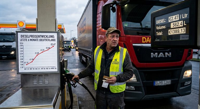 diesel preis entwicklung